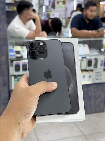 IPhone 15 Pro Max, Б/у, 256 ГБ, Black Titanium, Коробка, 89 %