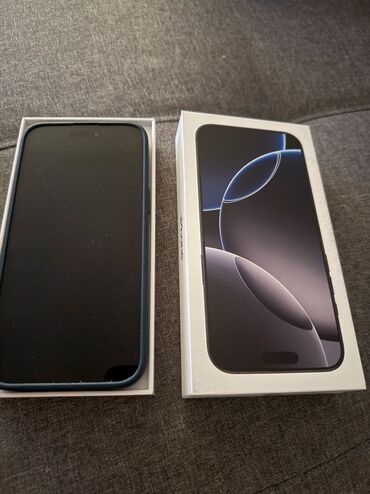 новые редми: IPhone 16 Pro Max, Жаңы, 256 ГБ, Black Titanium, Заряддоочу түзүлүш, Кабель, Куту, 100 %