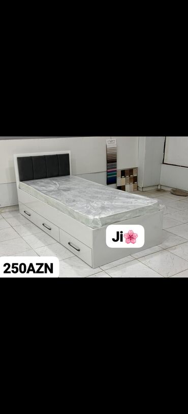 Çarpayılar: Təknəfərlik çarpayı, Bazasız, Matras ilə, Siyirməli — 8