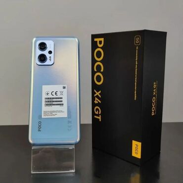 60 fps veren ucuz telefonlar: Poco X4 GT, 16 GB, rəng - Göy, Sensor