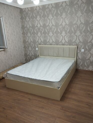 yataq dəsti mebel: Новый, Двуспальная кровать, Без подьемного механизма, С матрасом, Без выдвижных ящиков, Турция