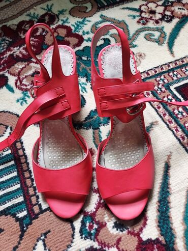 обувь туфли: Туфли 38, цвет - Красный