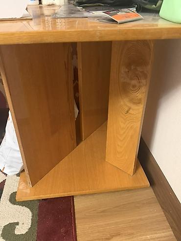 study table: Журнальный/приставной столик из ЛДСП под натуральное дерево — 3
