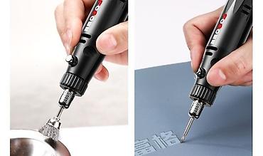 Другие инструменты: Мини-электродрель/гравер с насадками бур машина Компактный — 6