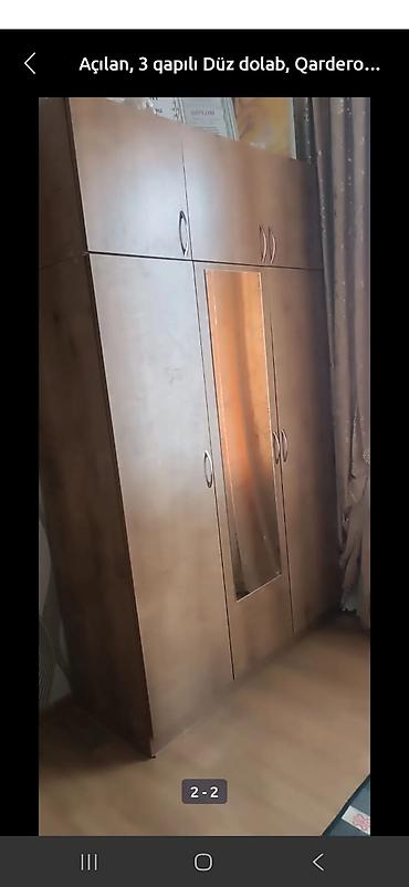 hesir stol stul: Mebel: Geyim şkafı - Material: ağac teksturalı laminat/LDSP - Rəng — 7