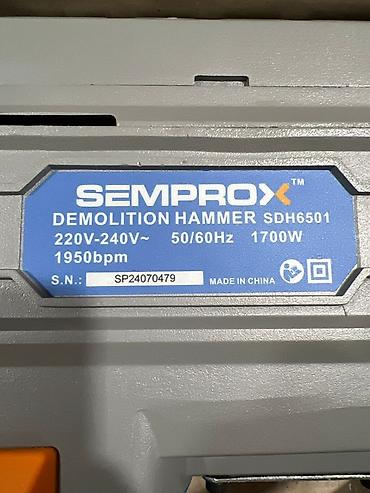 hamm: Отбойный молоток SEMPORX SDH6501 Характеристики: - Тип: электрический — 3