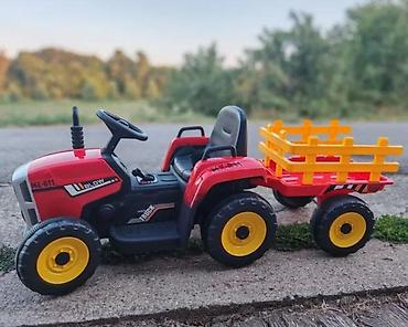 Traktori: Dečiji traktor na pedale sa prikolicom – model MX-611 - Realističan — 14