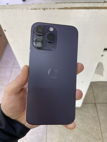 iphone 14 рассрочка: IPhone 14 Pro Max, Б/у, 128 ГБ, Deep Purple, 98 %