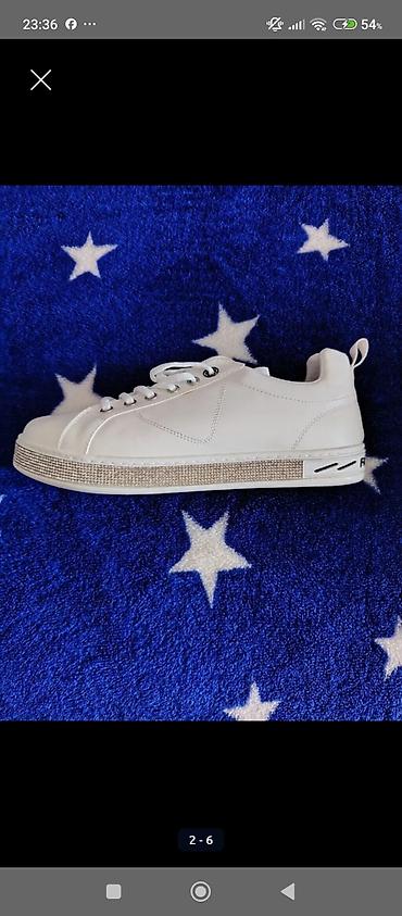 Кроссовки и спортивная обувь: Tezedi 40brazmer ağ rəngli unisex idman ayaqqabısı - Rəng: tam ağ - — 2