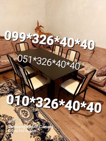 Masa və oturacaq dəstləri: Masa ve oturacaq destleri stol stul Stol stul stul stol oturacaq — 18