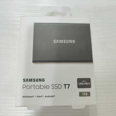 внешние жесткие диски usb 3 1: Накопитель, Новый, Samsung, SSD, 1 ТБ