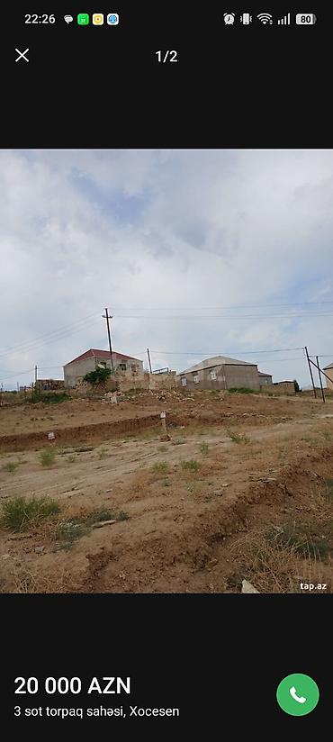 Torpaq sahələrinin satışı: 3 sot, Tikinti — 2