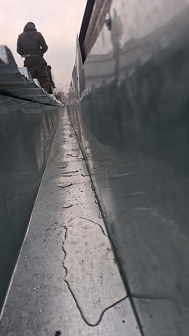 слив для дома: Квадратные бесшовные водостоки на выезд. Описание: - Изготовление и — 8