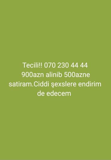 SİM-kartlar: Nömrə: ( 070 ) ( 2304444 ), İşlənmiş