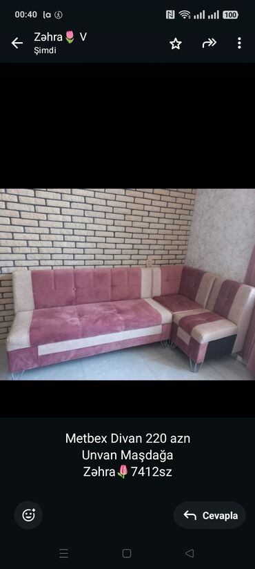 metbext divanlari: Künc divan