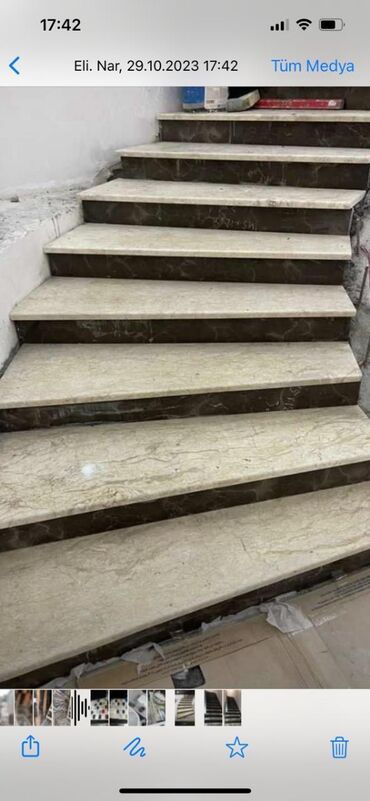 Mərmər: Mərmər pilləkənlər və üzlüklər – dizayn və montaj - Təbii mərmərdən — 8