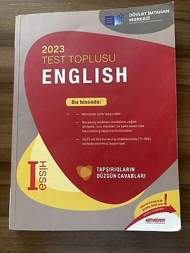 Testlər: İngilis dili Testlər 11-ci sinif, DİM, 1-ci hissə, 2023 il — 1