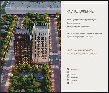 квартиры 2: Строится, Элитка, 2 комнаты, 54 м² — 2