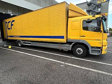atego 1224: Грузовой автомобиль Mercedes-Benz Atego 1229 (желтый — 3