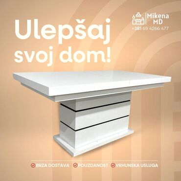 idea sto i stolice: Trpezarijski Sto T 🍽️ Elegantno i funkcionalno rešenje za vaš dom! 📏