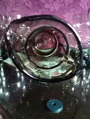 Čaše: Komplet nov italijanski bokal i case iz 60,70-ih. boja tamnija na lalafo.rs — 9 Čaše: Komplet nov italijanski bokal i case iz 60,70-ih. boja tamnija — 9