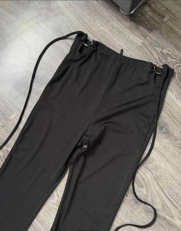 kunert professional: Bershka nove crne zvoncarice (helan pantalone), lepo rastegljive — 2