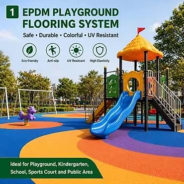 max safe: EPDM покрытие для детских и спортивных площадок Описание: - Система — 1
