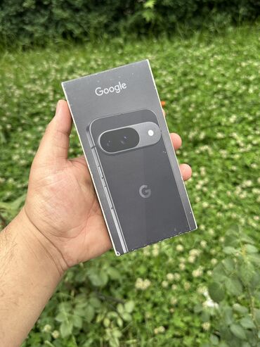 разрочка телефон: Google Pixel 9, Новый, 128 ГБ, цвет - Черный, 1 SIM, eSIM