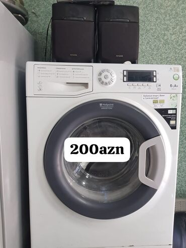 naxış maşını: Paltaryuyan maşın Hotpoint Ariston, 6 kq, Avtomat, Qurutmasız