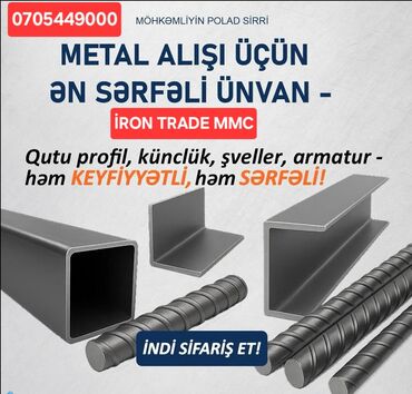 Profillər, şvellerlər: Qutu Profil – Iron Trade MMC Müxtəlif ölçülərdə, yüksək möhkəmliyə — 11