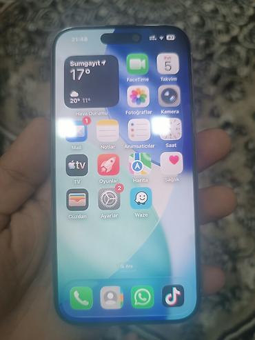 intel core i7: IPhone 15 Pro, 128 GB, Barmaq izi, Face ID — 3