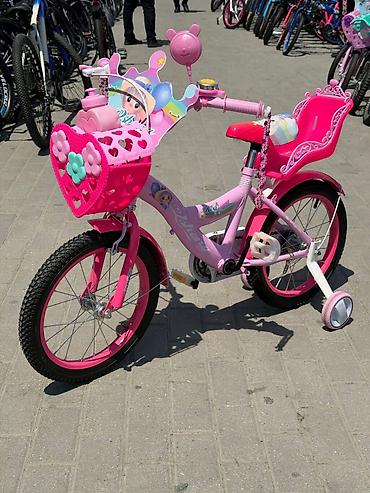 velosiped bezekleri: Yeni İki təkərli Uşaq velosipedi 16", Ödənişli çatdırılma — 3
