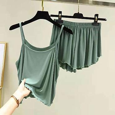 Домашние костюмы: Домашний костюм, Майка, Кофта, Бриджи, Вискоза, Китай, Лето — 22