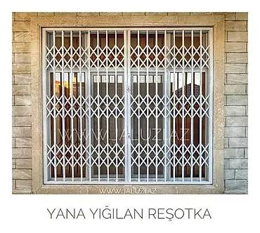 Barmaqlıqlar: Dəmir pəncərə barmaqlıqları - Material: qalın, bükmə profilli dəmir — 11