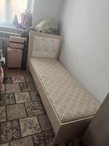 Односпальная кровать с мягким изголовьем - Размер спального места
