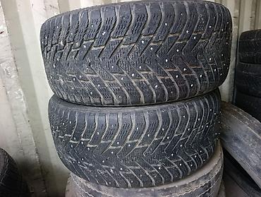 long: Шины 275 / 45 / R 21, Зимняя шипованная, Б/у, Пара, Внедорожные (АТ/МТ), Nokian — 1
