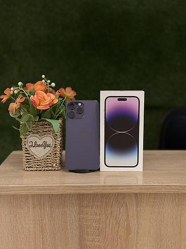 iphone usb: IPhone 14 Pro Max, 256 GB, Deep Purple, Zəmanət — 1