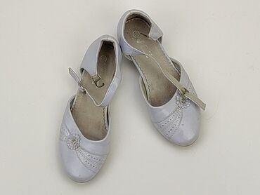 beżowe sandały plaskie: Baletki 31, stan - Dobry