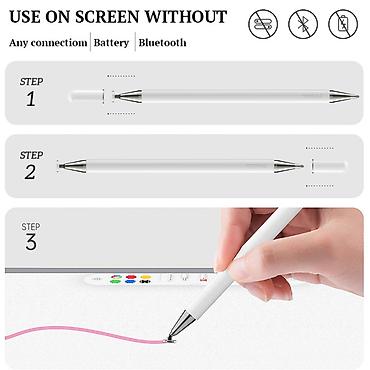 stilus: Kateqoriya: Stiluslar Yesido ST04 Stylus Pen – 2-si 1-də Qələm və — 2