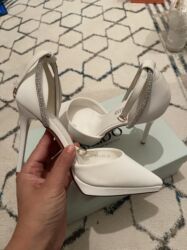 Tuflilər: Tuflilər, Ölçü: 38.5, rəng - Ağ, Yeni — 9