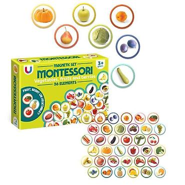 aro obuca: MONTESORI SET SA MAGNETIMA – VOĆE I POVRĆE Edukativni magnetski set — 1