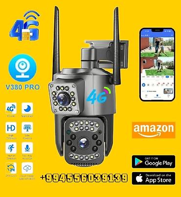 termal kamera: 4G Sim Kamera Wifi RJ45 lankabel destekli 8MP Ultra HD İki Linzalı — 1