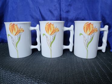 Čaše: Solje nove,vintaz weimar porcelan Nemacka. Komada 3 u ceni. lep — 3