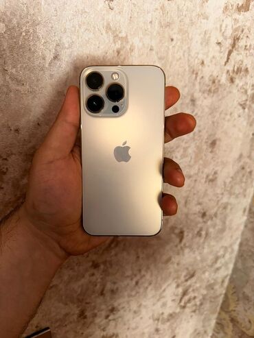 telfon j2: IPhone 13 Pro, 256 GB, Qızılı, Zəmanət, Face ID