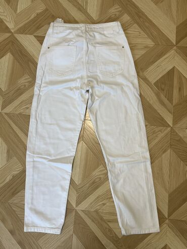 джинсы зауженные: Новые белые джинсы Zara
