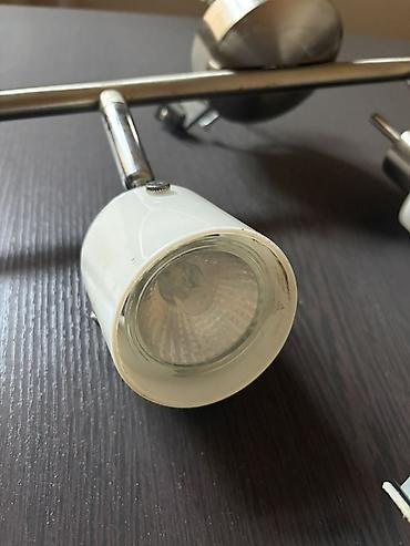 Spot lampalar: Metal korpuslu tavan üçün spot işıqlandırma relsləri dəsti. Məhsulun — 3