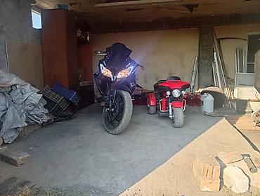 игрушечные мотоциклы: Спортивный мотоцикл Kawasaki Ninja (чёрный) - Кузов: полностью в — 1