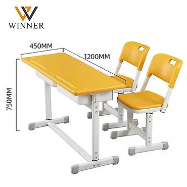 study table: Комплект парты и стула, Новый, Бесплатная доставка, Платная доставка, Самовывоз, цвет - Желтый — 1