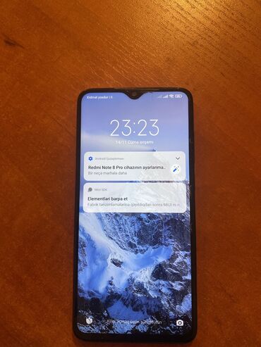 Xiaomi: Xiaomi Redmi Note 8 Pro, 64 GB, rəng - Yaşıl, 
 Zəmanət, Sensor, Barmaq izi