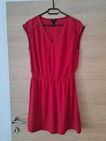 haljina na falte: H&M S (EU 36), color - Red, Other style, With the straps